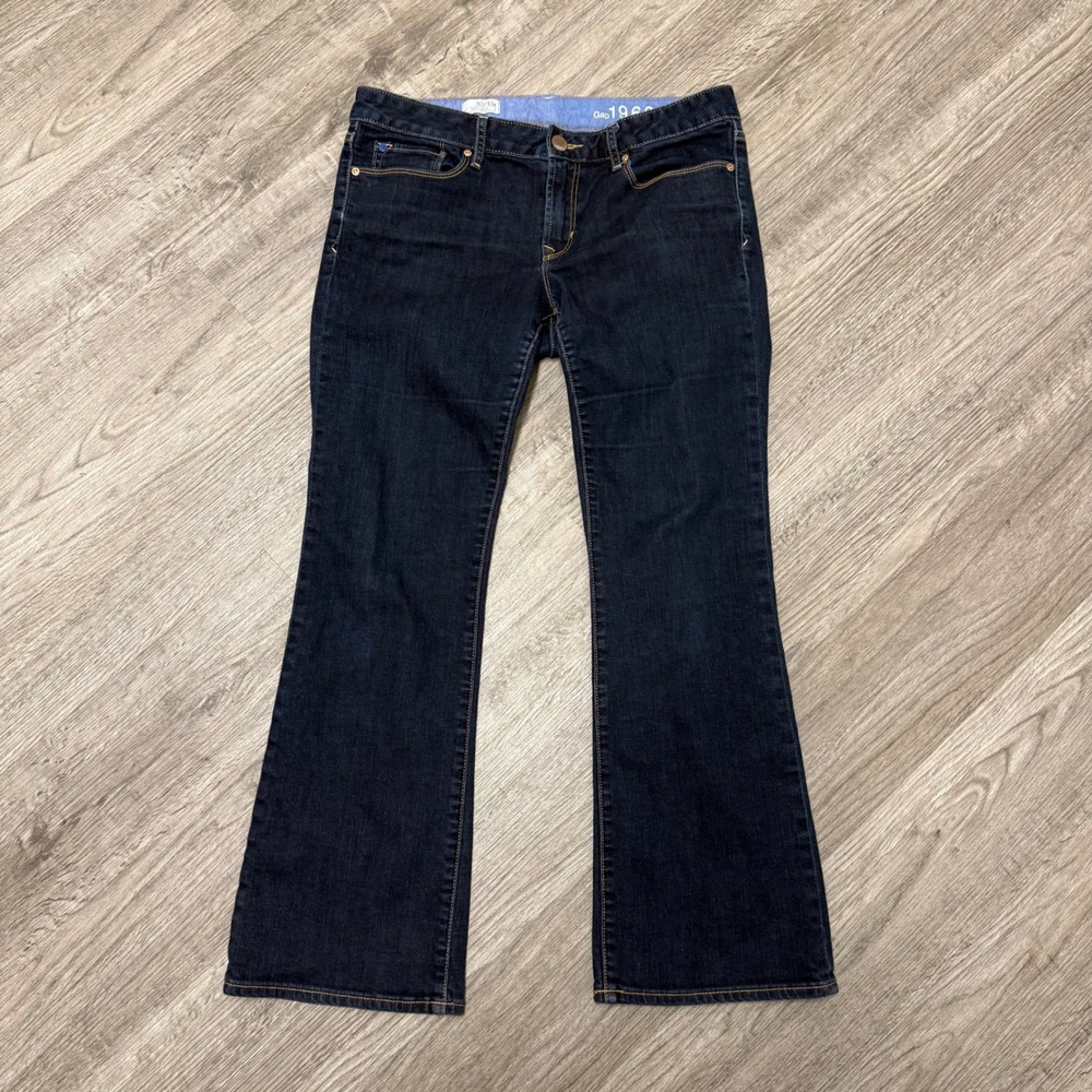 Gap 1969 Sexy Boot Jeans‎ Womens 30/10a Dark Wash Indigo Denim Bootcut Pants